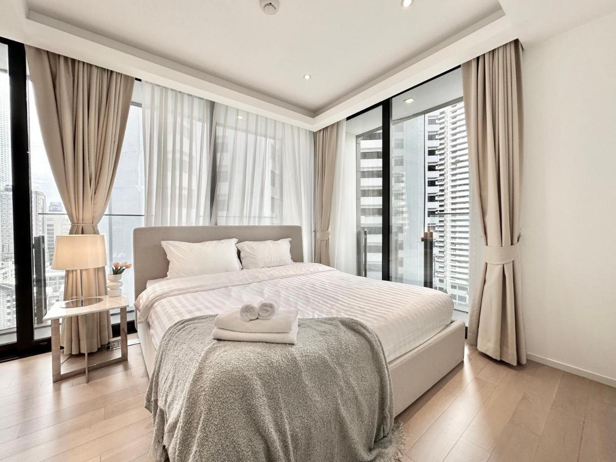 Sukhumvit 11#Luxury#Pool#Gym#Bts Nana&Mrt Sukhumvit#1Br#Max2Ppl Leilighet Bangkok Eksteriør bilde