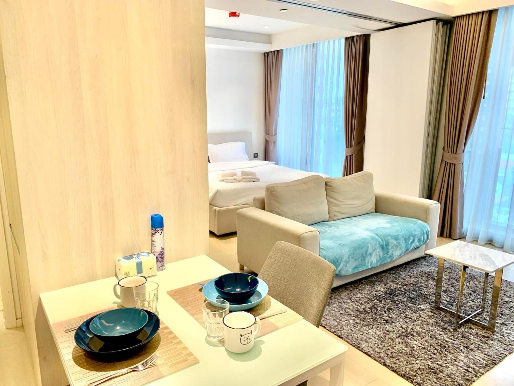 Sukhumvit 11#Luxury#Pool#Gym#Bts Nana&Mrt Sukhumvit#1Br#Max2Ppl Leilighet Bangkok Eksteriør bilde